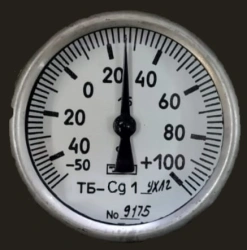 Bimetallic Thermometer for Technical Installations TБ - СД1