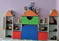 Children's Play Wall "Teremok" Model MM 56.04.09.02