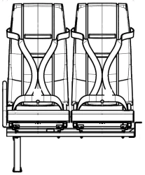 Passenger Seat DС15.6840.010-PV07