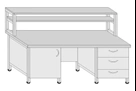 Metal Laboratory Table STF-3(m) for Research Work