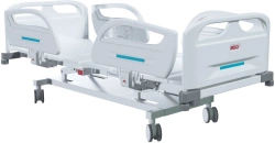 Functional Medical Bed with Electric Height Adjustment and Plastic Backs MEGI Opti 2