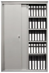 Metal Storage Cabinet with 4 Shelves and High-Security Lock - K-01