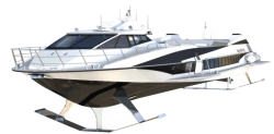 High-Speed Passenger Hydrofoil Boat Meteor 2020 Project 03830