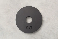 Steel Training Plate 2.5 kg (Black RAL 9005 M)