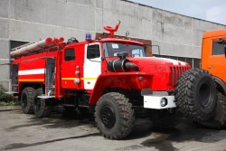Fire Tanker Vehicle AC 7.0-60 (4320) on Ural 4320 Chassis