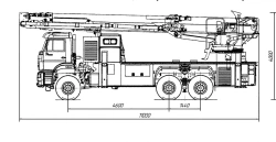 Fire Foam Carrier PPP-48 Type 58811K65222, Modification 58811Z on Kamaz-65222-53 Chassis