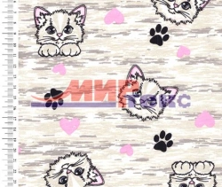 Melange Knit Fabric Blend (75% Cotton, 25% Polyester) for Garments