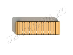 Boulevard Bench with Metal Frame