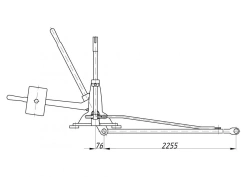 Manual Switching Mechanism for Track Turnouts (Model MP338.00.000)