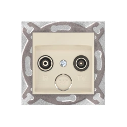 Hidden Installation TV/FM Antenna Socket - CADUCEUS ALING PRESTIGE 6012Z.9