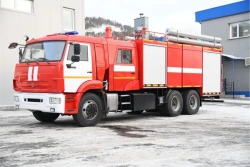 Combined Fire Extinguishing Vehicle AKT 58816U on KAMAZ-65115-A5 Chassis
