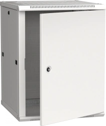 LINEA W 18U Wall-Mounted Cabinet 600x600 mm Metal Door, RAL7035