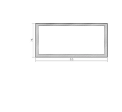 Window Glass for Bus Vent Window 529222-5403446-10