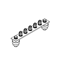 Main Grounding Busbar GZSH.02-430.210.5M8-GTs