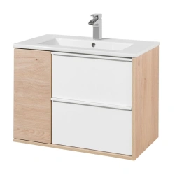 Elegant Aquaton Boston 75 Sink Cabinet in Eureka Oak 1A240101BN0101