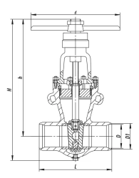 Gate Valve for Water and Steam Sealing 2s-25-1N