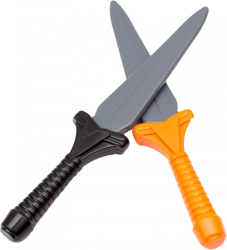 KNOPA Children's Assassin Weapon Set with 2 Daggers 1/20