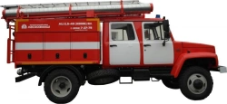 Fire Truck Tanker AC 2.5-40 (33086)-1 VL on Base Vehicle 3897