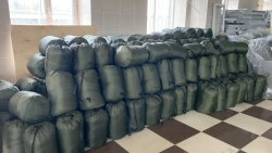 Individual Sleeping Bag with Zipper Closure