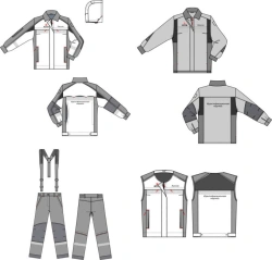 Women's Flame-Resistant Clothing Set for Transneft Employees