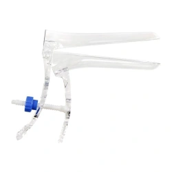 Disposable Transparent Gynecological Mirror Cusco No. 2 (M) with Central Screw Lock