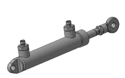 Hydraulic Cylinder EDCG 32.20.180 for Agricultural and Municipal Equipment