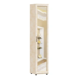 Alexandria LD 125.001.000 Swing Door with Mirror (Leather Lento)