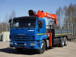 Multi-functional Special Vehicle with Hydraulic Crane KMA on KAMAZ 65117 Base 64K03N-UE