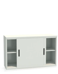 Metal Wardrobe with Sliding Doors MD ALS-8815