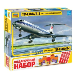 Passenger Airliner Model Kit TU-134A/B-3