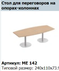 Reventon Conference Table End Top ME 441