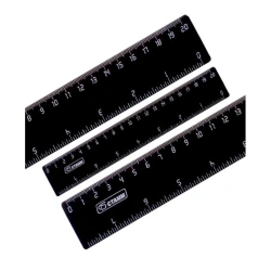 STAMM 30cm Plastic Ruler with Dual Scales