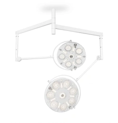 Medical Ceiling-Mounted Dual Dome LED Surgical Light A-6M