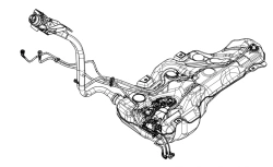 Plastic Fuel Tank for Taos/Karoq 5Q0 201 020 RC / 5WA 201 021 NB