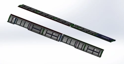 Ceiling Panel Set for Vehicle and Electrical Transport - 6241-03-5700010