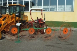 Wheel-Finger Rake "Goritsvet" GKP-6N for Hay Collection