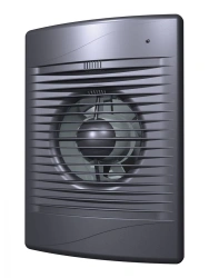 Standard 5C Dark Gray Metal Exhaust Fan with Backdraft Damper