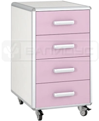 Mobile Cabinet with 4 Drawers on Aluminum Frame - TP-n