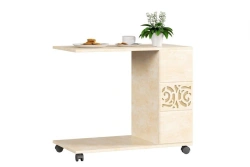 Alexandria LD 625150.000 Mobile Table with Leather Finish