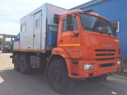 Multifunctional Truck with Hydraulic Crane MKMA on KAMAZ 43118 41K14N-UJ