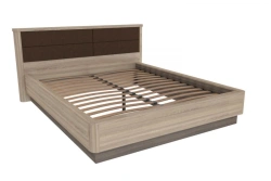 Bruna LD 631300.000 M Bed 1600 (Light Sonoma/ Dark Sonoma)