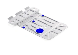 Metal Protection Plate for Suzuki Grand Vitara Engine (2005-) with Oil Change Hatch + Fastening Kit