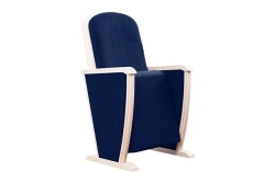 Theater Chair with Wooden Frame and Soft Upholstery for Comfort - Ovation Model