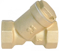 Brass Mesh Filter Couplings for Water Systems, 2.5 MPa Rated Pressure