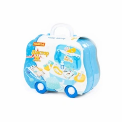 Doctor Playset with 18 Tools in Rolling Suitcase for Kids