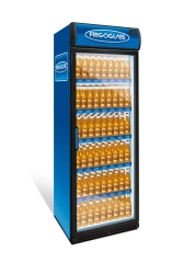 Single-Door Refrigerator Display for Beverages and Food FRIGOGLASS Super-9 [R290]