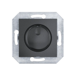 Caduceus Aling Prestige Dimmer Switch for Concealed Installation, 40-400VA, 230V, Graphite, Art. 60173.2