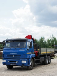 Special Hydraulic Crane Truck KMA on KAMAZ 43118 Base 41K12N-U8