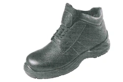 Protective Leather Work Boots for Industrial Workers, Impact Resistant BTM-02