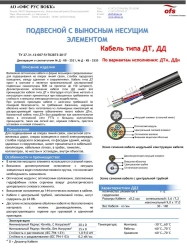 DT and DD Type Fiber Optic Cables for Communication Support